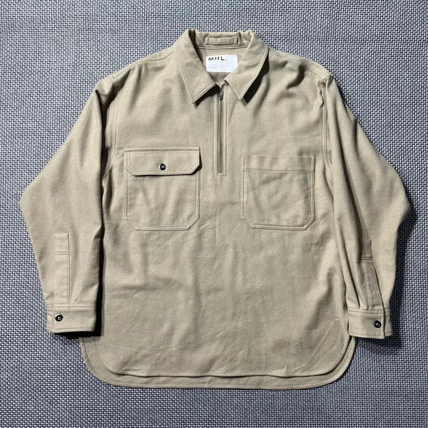 [BUNJANG] MHL. Half Work Shirt / MHL 하프 워크 셔츠