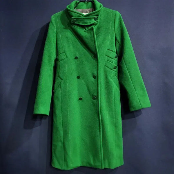 [BUNJANG] TIME Cashmere Blend Wool Coat / 한섬 타임 캐시미어 코트