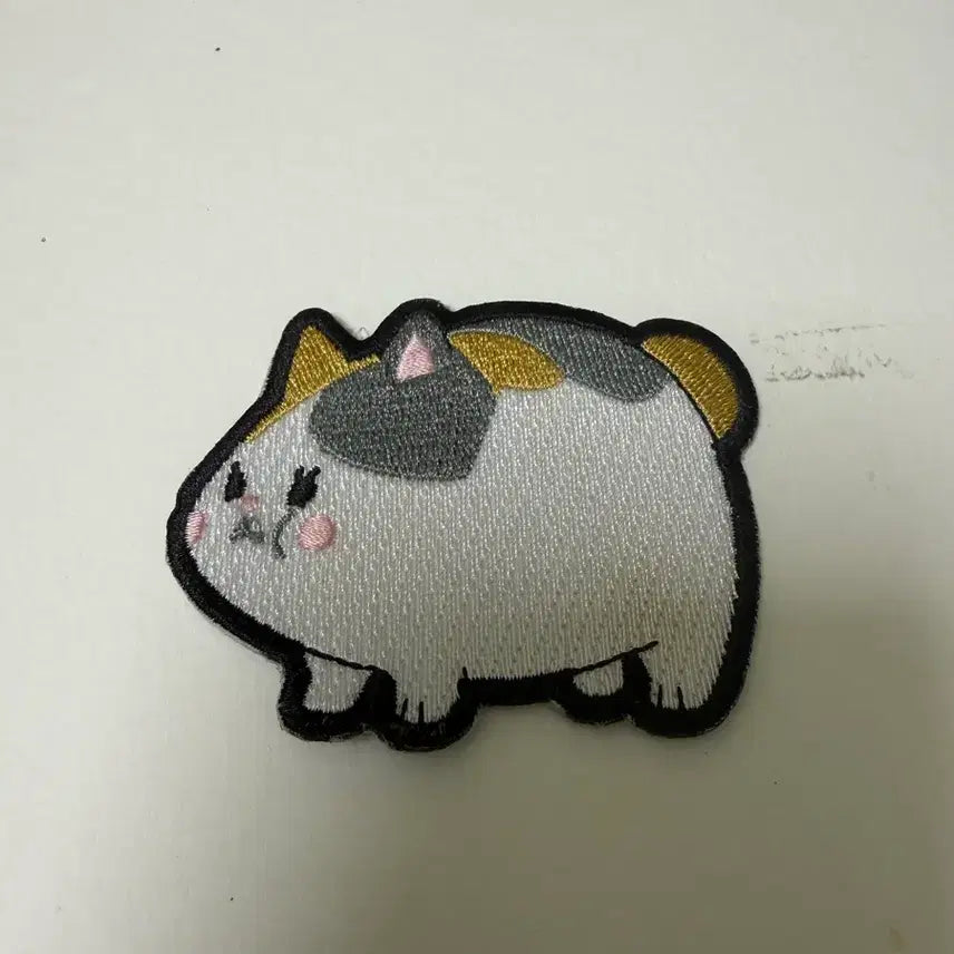 [BUNJANG] Final Fantasy XIV Fat Cat Embroidered Patch / 파판14 뚱냥이 자수 패치 와펜