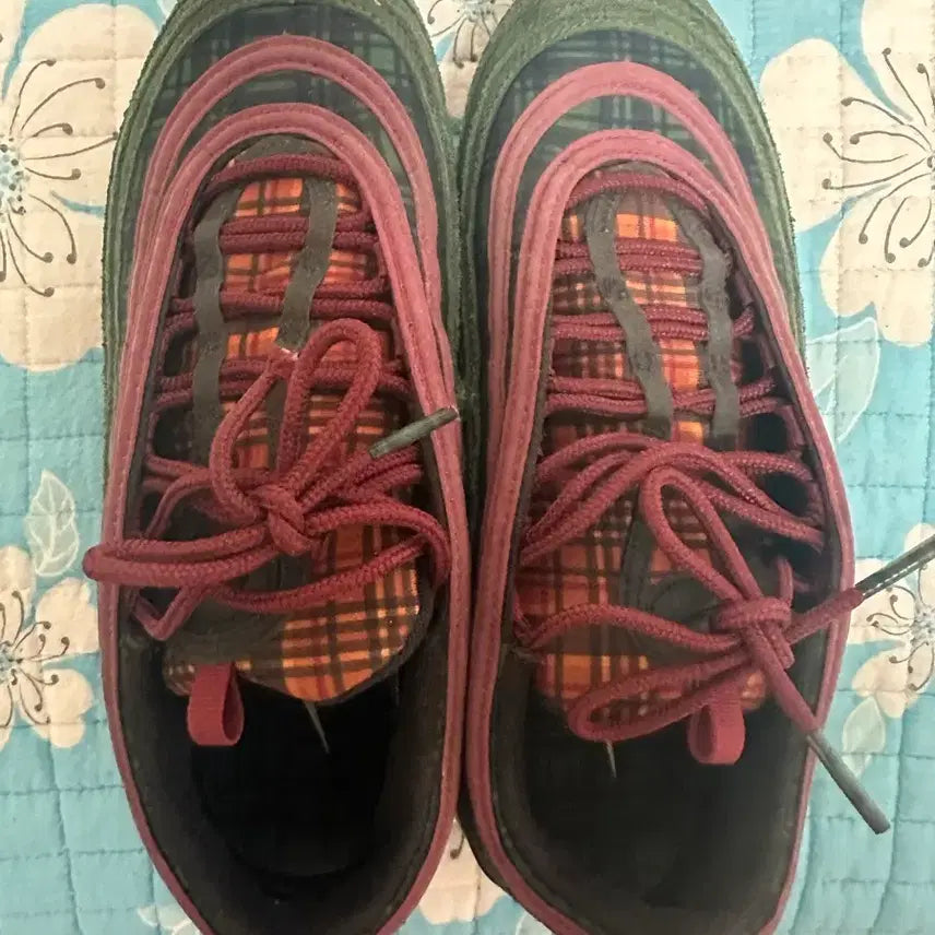 [BUNJANG] Nike Air Max 97 Checkered Pattern Sneakers (260mm) / 나이키 에어맥스 97 체크 패턴 스니커즈 260 팔아요
