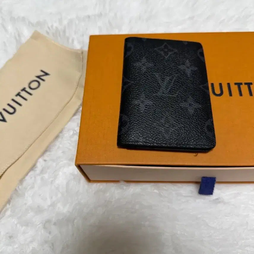 [BUNJANG] Louis Vuitton Monogram Eclipse Pocket Organizer Card Holder / 루이비통 이클립스 카드지갑
