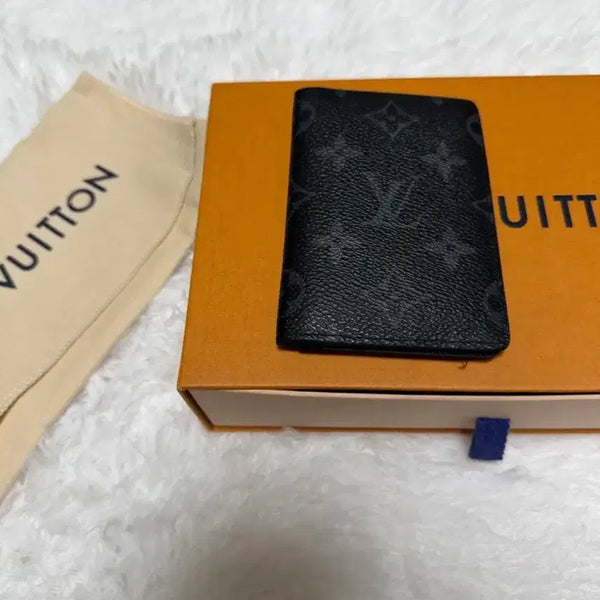 [BUNJANG] Louis Vuitton Monogram Eclipse Pocket Organizer Card Holder / 루이비통 이클립스 카드지갑