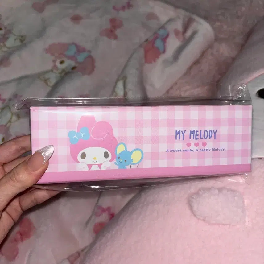 [BUNJANG] My Melody Square Pencil Case / 마이멜로디 필통 새상품