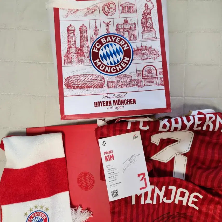 [BUNJANG] Kim Min-jae Signed Jersey / 김민재 사인 져지