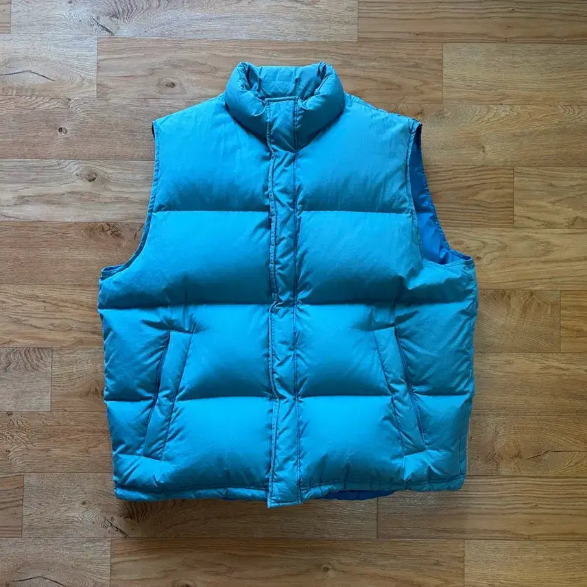 [BUNJANG] AURALEE Down Vest Sky Blue Size 5 / 오라리 다운베스트 스카이블루 5사이즈
