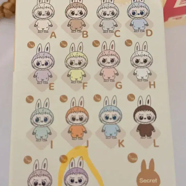 [BUNJANG] Labubu Alphabet Keychain Series / 라부부 알파벳 키링 시리즈 <?>