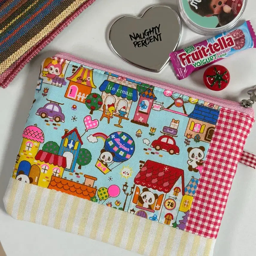 [BUNJANG] Handmade Panda Character Pouch / 핸드메이드 팬더 캐릭터 파우치