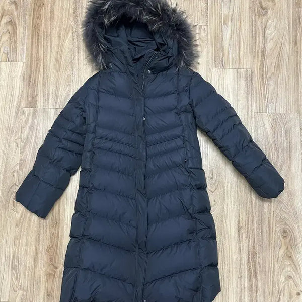 [BUNJANG] System Goose Down Long Padding (Size 66) / 한섬 시스템 구스다운 롱패딩 66
