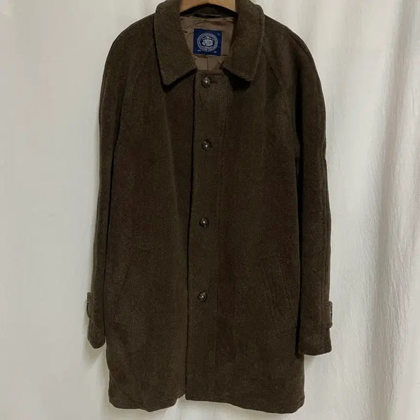 [BUNJANG] JPRESS Wool Classic Brown Half Coat / JPRESS 울 클래식 브라운 하프코트