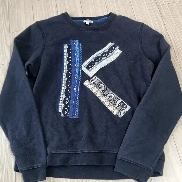 [BUNJANG] Kenzo K-Patch Sweatshirt Navy M / 겐조 맨투맨 네이비 K패치(m)
