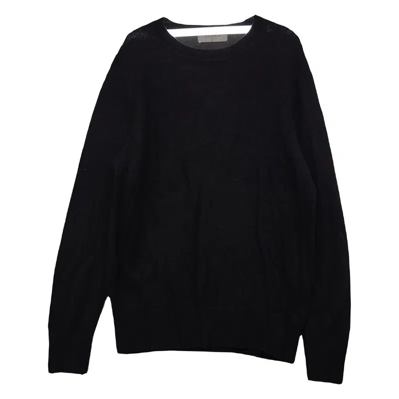 [BUNJANG] Giordano Black Acrylic Soft Basic Round Knit / 지오다노 블랙 아크릴 소프트 베이직 라운드 니트 100