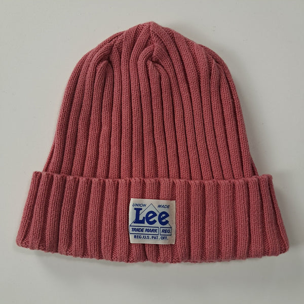 [BUNJANG] Lee Unionmade Dusty Pink Beanie Hat / CC470 리 Lee 유니온메이드 일본판 더스티핑크 비니 모자