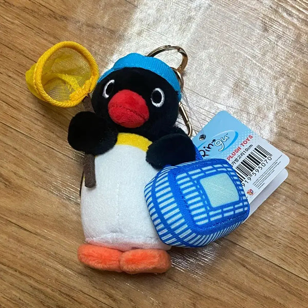 [BUNJANG] Pingu Insect Collecting Keychain / 핑구 곤충채집 키링