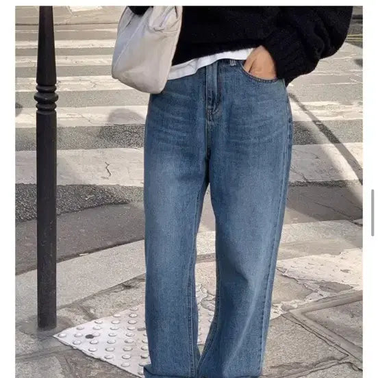 [BUNJANG] FEELINGS Basil Wide Denim Pants / 필링스 바질 와이드 데님