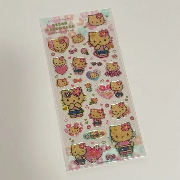 [BUNJANG] Sanrio Tanning Kitty Clear Candy Sticker / 태닝키티 클리어 캔디 스티커 / 태닝 캔디스티커