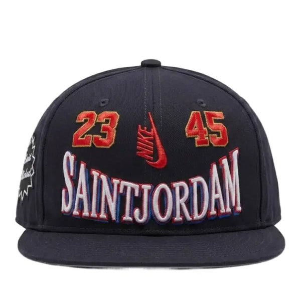 [BUNJANG] Jordan x Saint Michael Cap Black / 조던 x 세인트미카엘 캡 블랙 M/L