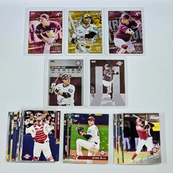 [BUNJANG] Kiwoom Heroes Baseball Cards 50-Card Set / 키움히어로즈 카드 50장 세트