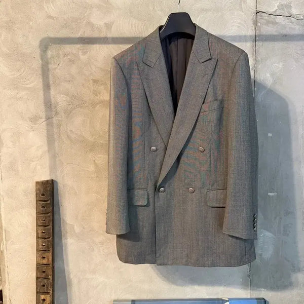 [BUNJANG] Burberry Double-Breasted Hobo Check Jacket / 버버리 더블브레스티드 자켓 남성105