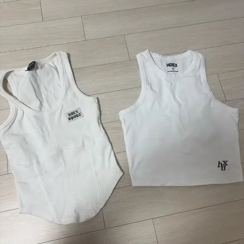 [BUNJANG] HDEX Sleeveless Tops Set - M Size / HDEX 에이치덱스 나시 두장 일괄 M사이즈