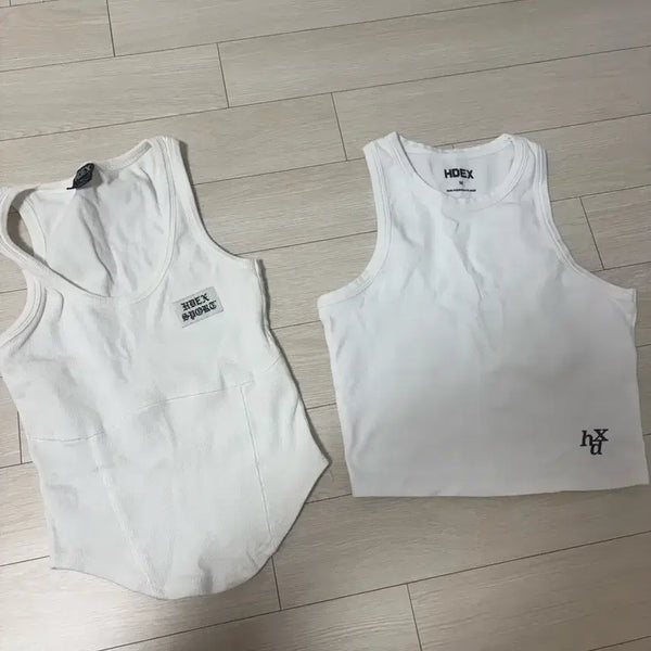 [BUNJANG] HDEX Sleeveless Tops Set - M Size / HDEX 에이치덱스 나시 두장 일괄 M사이즈