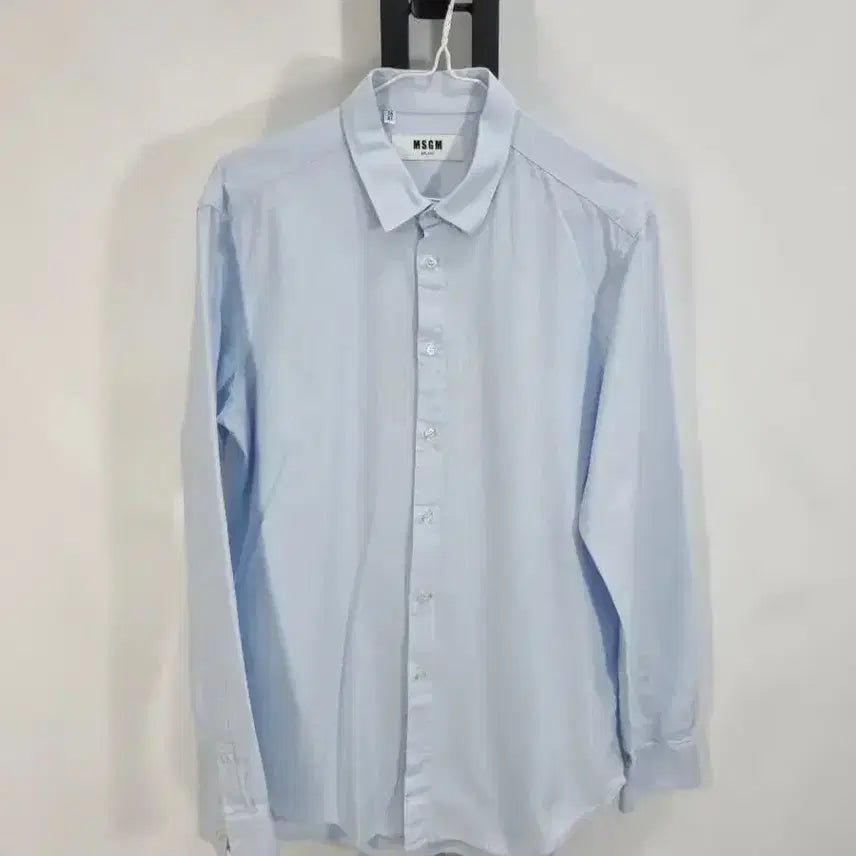 [BUNJANG] MSGM Solid Light Blue Oxford Shirt / MSGM 셔츠 솔리드 라이트블루 옥스퍼드 남방 41