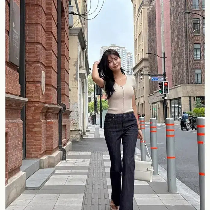 [BUNJANG] HAWA Magic Hour Bootcut Denim / 하와 매직아워 부츠컷 데님