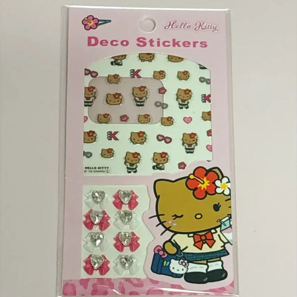 [BUNJANG] Tanning Uniform Kitty Deco Sticker / 태닝키티 교복 데코 스티커