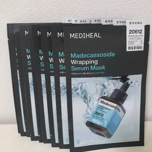 [BUNJANG] Mediheal Madecassoside Wrapping Serum Mask 10ea / 메디힐 마데카소사이드 랩핑 세럼 마스크 10매