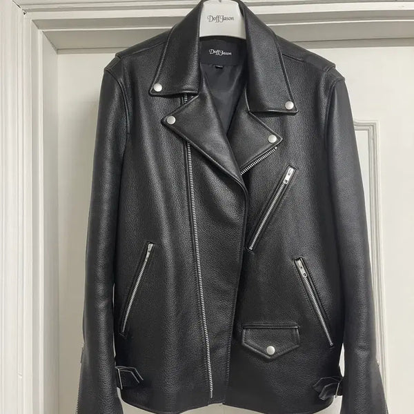 [BUNJANG] Dope Jason Cowhide Double Rider Jacket / 도프제이슨 카우하이드 더블라이더자켓