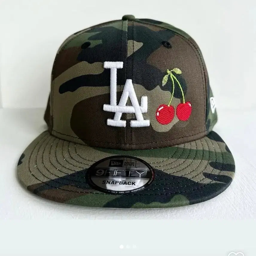 [BUNJANG] Capo Custom Camo Cherry Cap / capo 뉴에라 커스텀 카모 체리캡