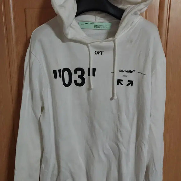 [BUNJANG] Off-White 03 Arrow Hoodie / 정품 오프화이트 03 애로우 후드티