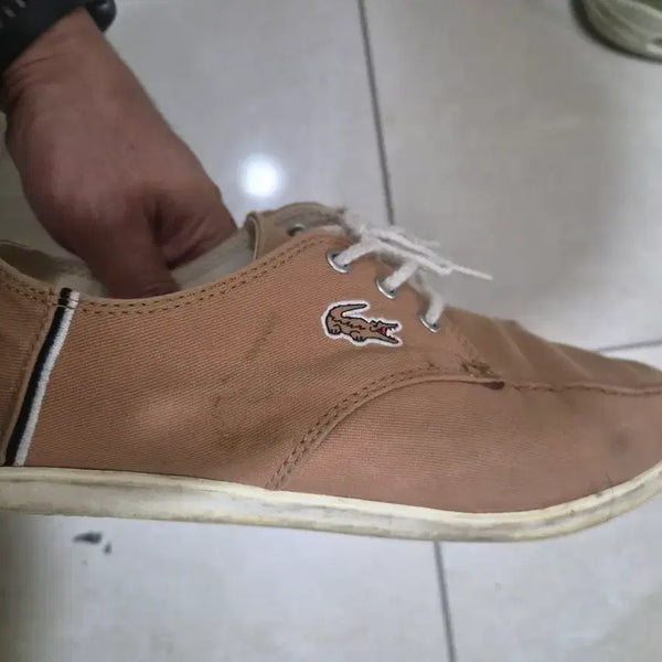 [BUNJANG] Lacoste Leather Loafers - Size 270 / 라코스테