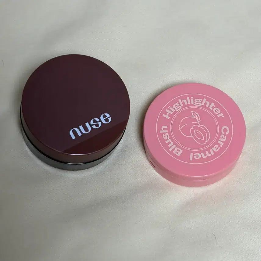[BUNJANG] Nuse 3CE Highlighter Blush Caramel Bundle Set / 일괄) nuse 3ce 하이라이터 블러쉬 카라멜