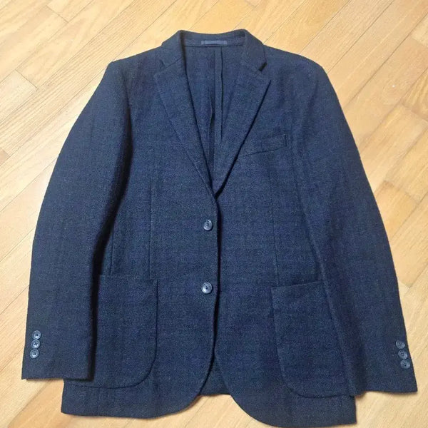[BUNJANG] Uniqlo Wool Jacket Dark Navy / 유니클로 울 재킷 다크 네이비