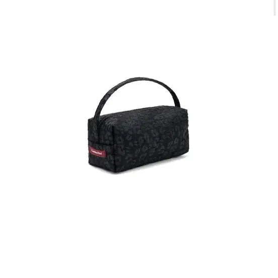 [BUNJANG] Cardinal Red Eco Leopard Pouch - Black / 카디널 레드 에코 레오파드 파우치 블랙