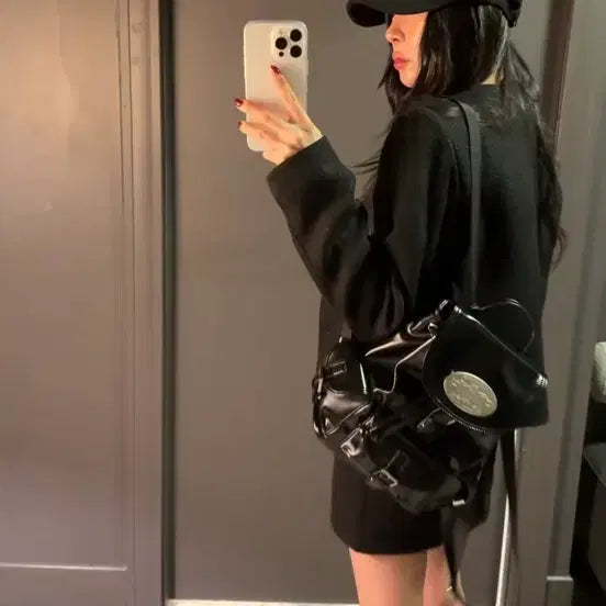 [BUNJANG] Jennie Backpack Ratz You Black / 제니백팩 라츠유