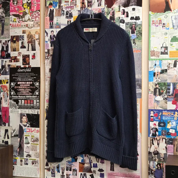 [BUNJANG] Levi's Two-Zipper Knit Zip-Up / 리바이스 투지퍼 니트 집업