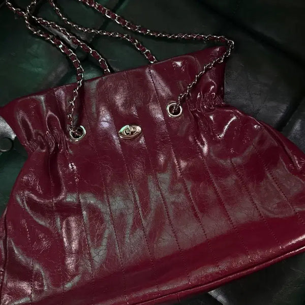[BUNJANG] Cardinal Red Rappy Bag Burgundy / 카디널레드 라피백 버건디 Cardinal Red Rappy bag burgundy