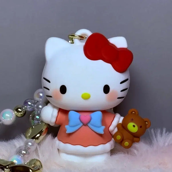 [BUNJANG] Sanrio Hello Kitty Angel Bead Charm Strap / (정품, 새상품)천사헬로키티 비즈키링 스트랩
