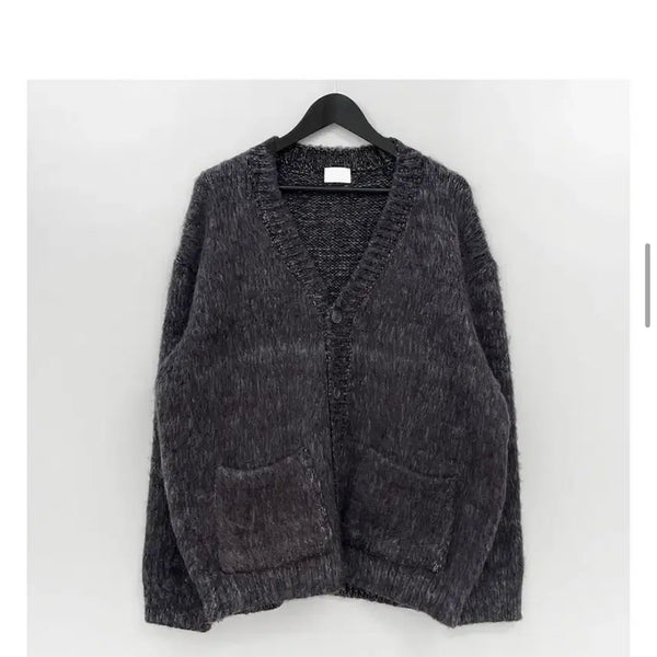 [BUNJANG] Clover Oversized Loose Fit Cardigan / 므넴 클로버 오버핏 루즈 가디건 릿킴 유이니 블랙업 아워캐비넷 애즈온 이즈이즈 모디무드