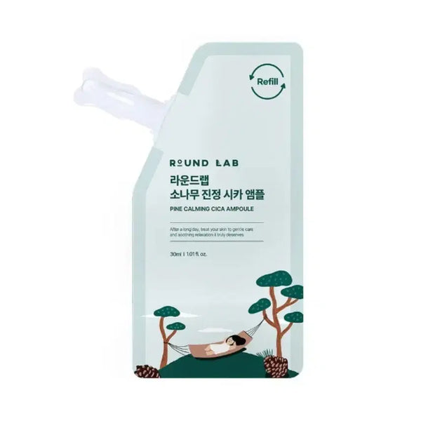 [BUNJANG] Roundlab Pine Calming Cica Ampoule Refill 30ml / 라운드랩 소나무 진정 시카 앰플 리필 팩 30ml