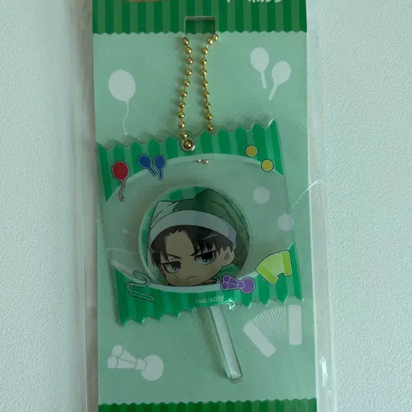 [BUNJANG] Attack on Titan Levi Keychain / 진격의 거인 캔디 키홀더 리바이 키링