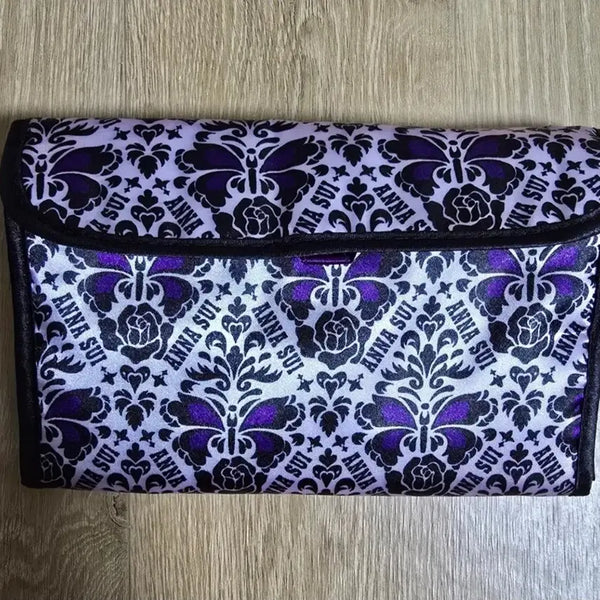 [BUNJANG] Anna Sui Purple Butterfly Pattern Pouch / 안나수이 파우치 보라색 나비 문양