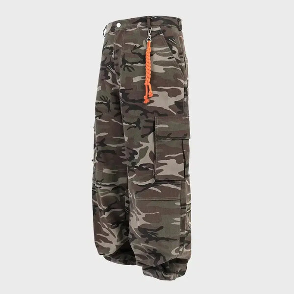 [BUNJANG] HIDDEN BEHIND Cargo Pants Camo M / 히든비하인드 CARGO PANTS CAMO 카모 카고 팬츠 바지 M
