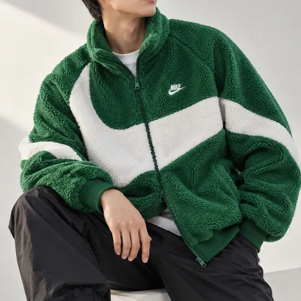 [BUNJANG] Nike Reversible Fleece Jacket / 나이키 뽀글이 양면 후리스 남자 110