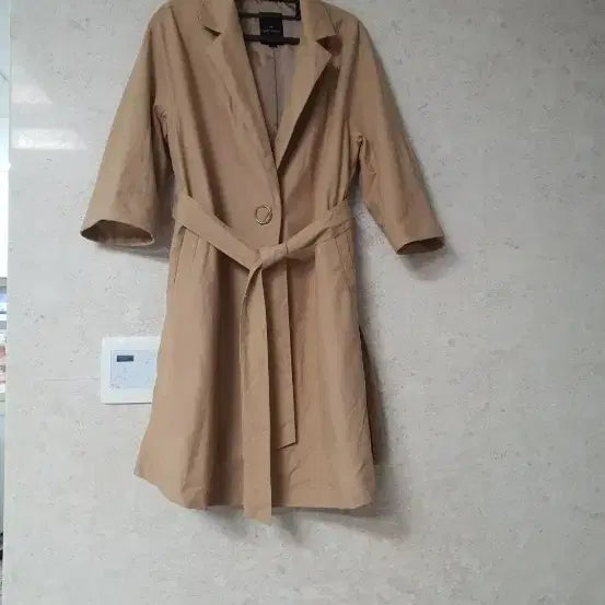 [BUNJANG] Women's Beige Trench Coat / 나이트클럽 트렌치코트 여성