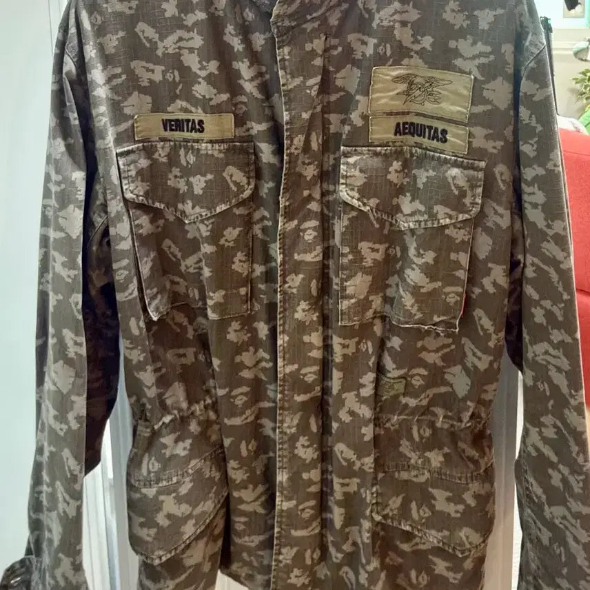 [BUNJANG] WTAPS x BAPE Collaboration Camouflage M65 Field Jacket / 더블탭스WTAPS BAPE 콜라보 카모플라쥬 M65 야상 자켓