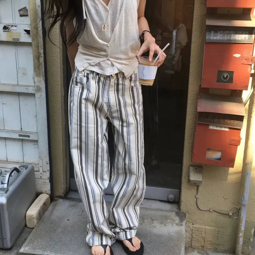 [BUNJANG] Breathe Stripe Pants / breathe 스트라이프 팬츠