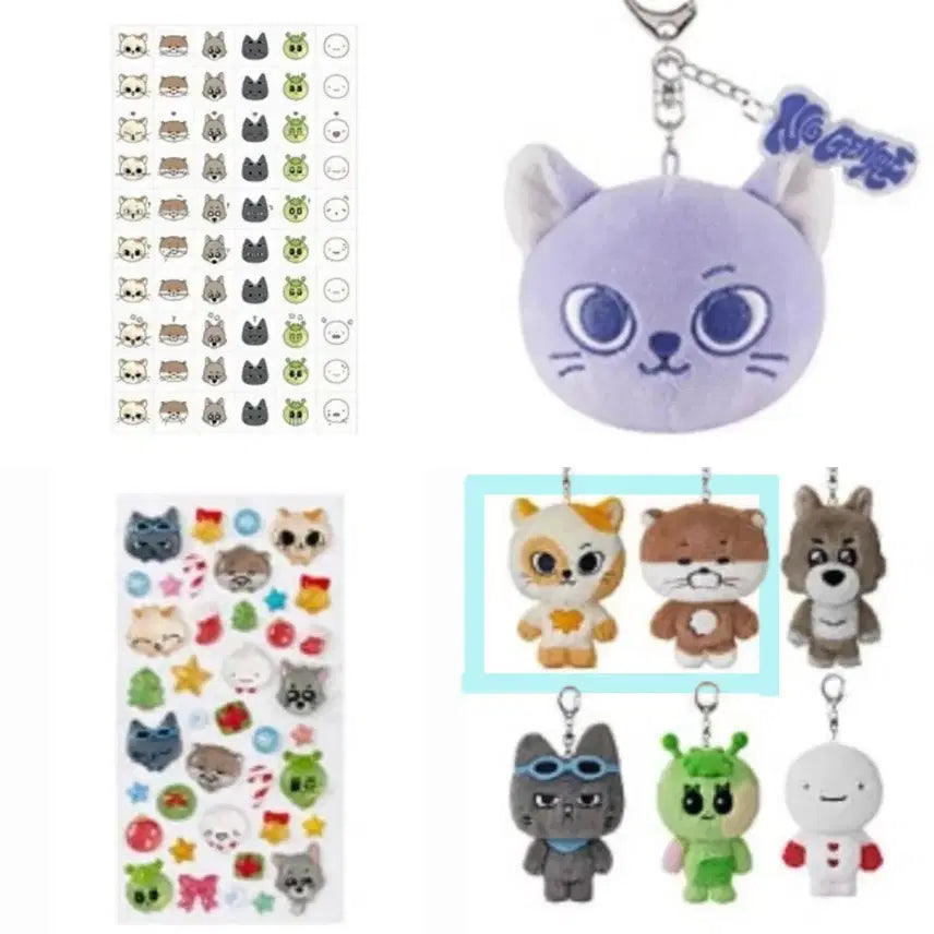 [BUNJANG] Bbanekdo Sticker Bundle Set (Versions 1 & 2) / 가격 고정) 쁘넥도 일괄 양도 캣삐 달링이 스티커