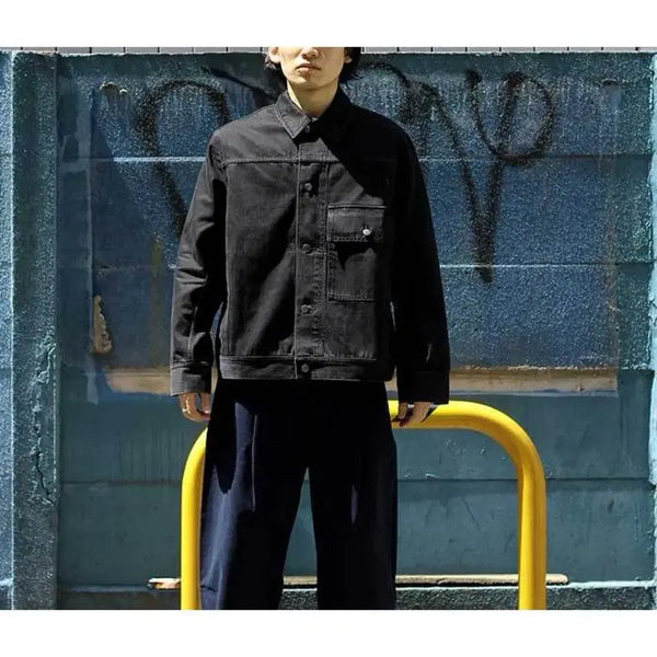 [BUNJANG] Studio Nicholson Lazar Washed Denim Jacket / 스튜디오니콜슨 데님자켓 Lazar Washed Denim Jacket